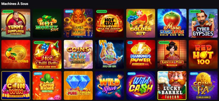 PlayMojo Casino machines à sous